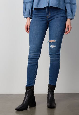Jean Levi's 720 Super Skinny Fit Índigo Medio Levis