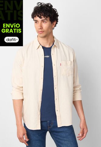 Camisa Levi's Sunset 1 Pocket Amarillo Claro Levis