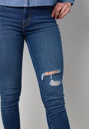 Jean Levi's 720 Super Skinny Fit Índigo Medio