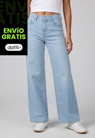 Jean Levi's 728 Wide Leg Fit Índigo Claro Levis