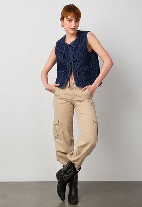 Chaleco Levi's Lottie Liner Índigo Oscuro