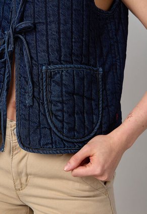 Chaleco Levi's Lottie Liner Índigo Oscuro