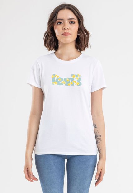 Camiseta Blanco-Amarillo-Turquesa Levi's Graphic