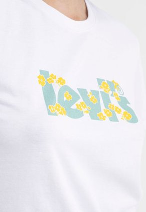 Camiseta Blanco-Amarillo-Turquesa Levi's Graphic