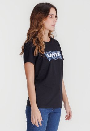 Camiseta Levi's Graphic Batwing Negro