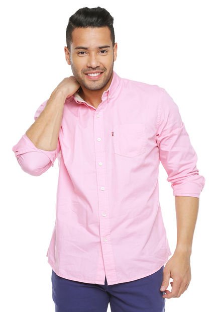 Moda Camisas Camisetas Levi’s Levi\u2019s Camiseta rosa look casual 