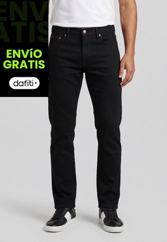 Jean Levi's 514 Straight Fit Negro Levis