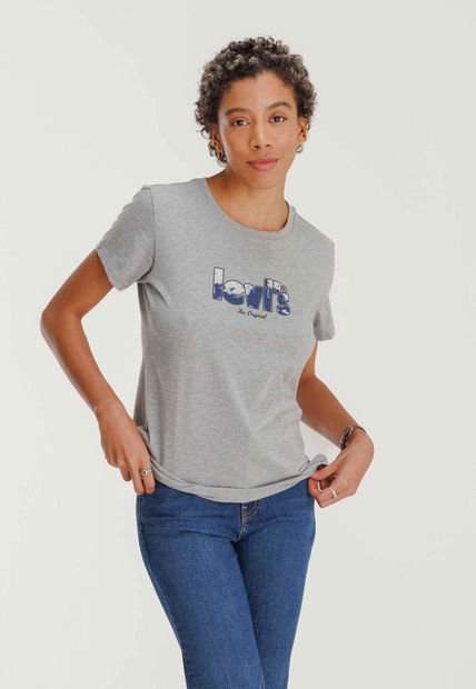Camiseta Gris-Azul-Negro Levi's Graphic