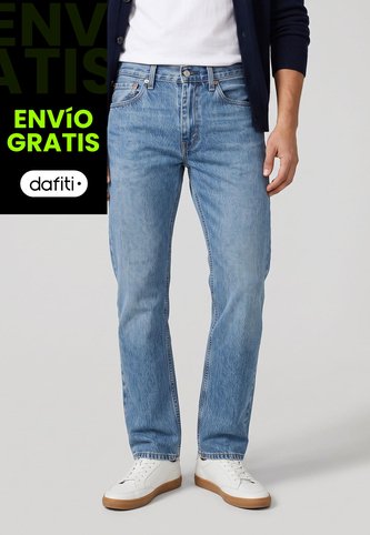 Jean Levi's 555 Relaxed Straight Fit Índigo Medio Levis
