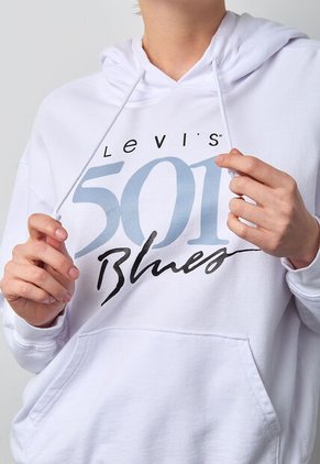 Hoodie Levi's Heritage Blanco