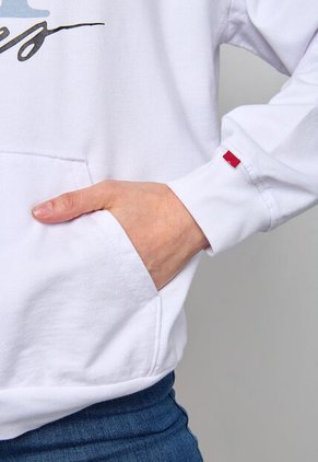 Hoodie Levi's Heritage Blanco