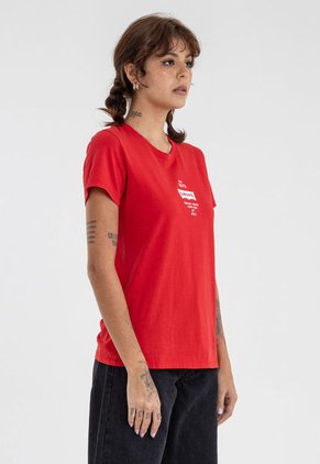 Camiseta Blanco-Rojo Levi's