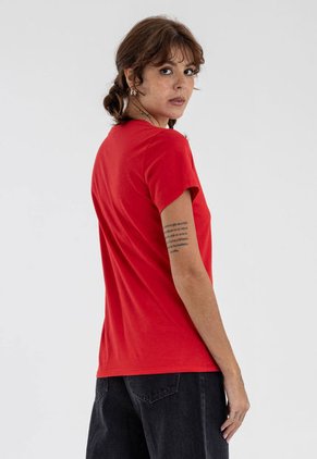 Camiseta Blanco-Rojo Levi's