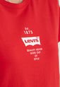 Camiseta Blanco-Rojo Levi's de Levis