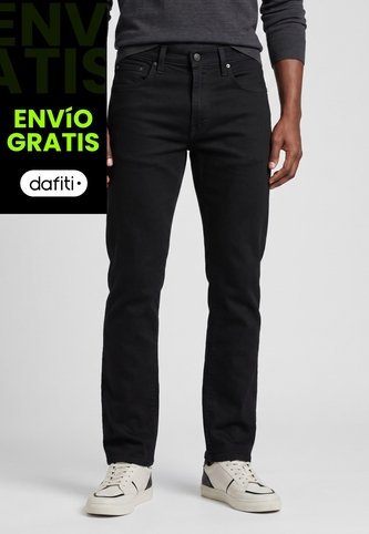 Jean Levi's 514 Straight Fit Negro Levis
