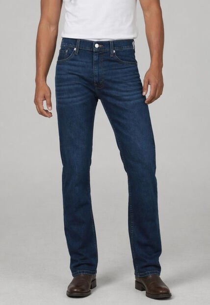 Jean Levi's 505 Regular Fit Índigo Medio