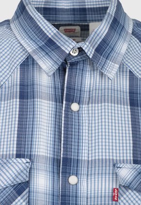 Camisa Levi's Classic Western Azul