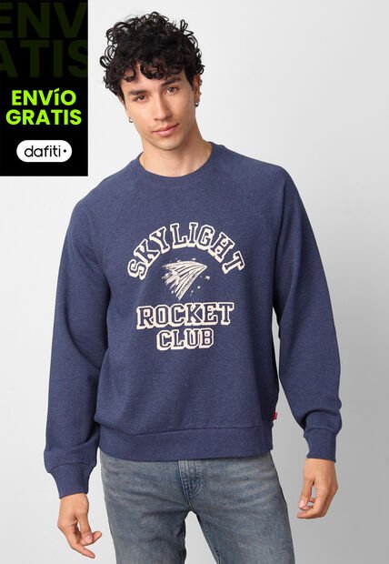 Buzo Levi's Raglan Graphic  Azul