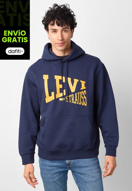 Hoodie Levi's Relaxed Graphic Azul