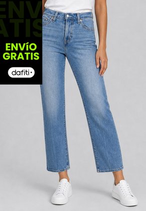 Jean Levi's Wedgie Slim Fit Índigo Medio