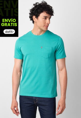 Camiseta Levi's Classic pocket tee Turquesa Levis