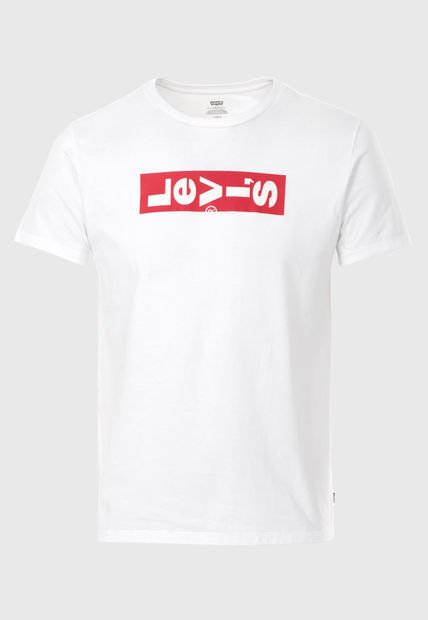 Camiseta Blanco-Rojo Levi's