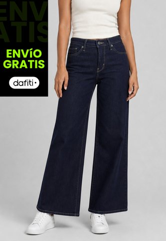 Jean Levi's 318 Shaping Wide Leg Fit Índigo Oscuro Levis