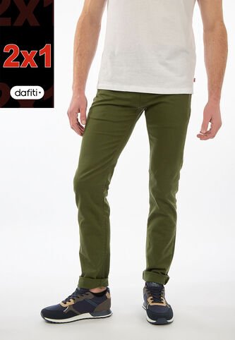 Jean Levi's 511 Slim Fit Verde Militar Levis