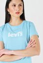 Camiseta Azul Celeste-Blanco Levi's de Levis