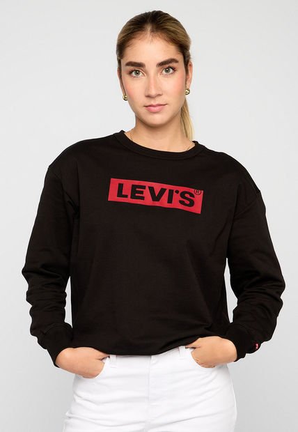 Buzo Negro-Rojo Levi's