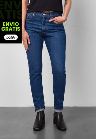 Jean Levi's 501 Skinny Fit Índigo Medio Levis