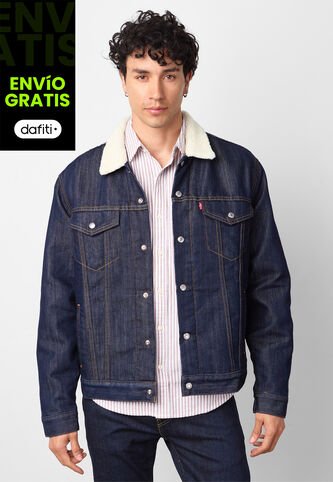 Chaqueta Denim Levi's Sherpa índigo Oscuro Levis