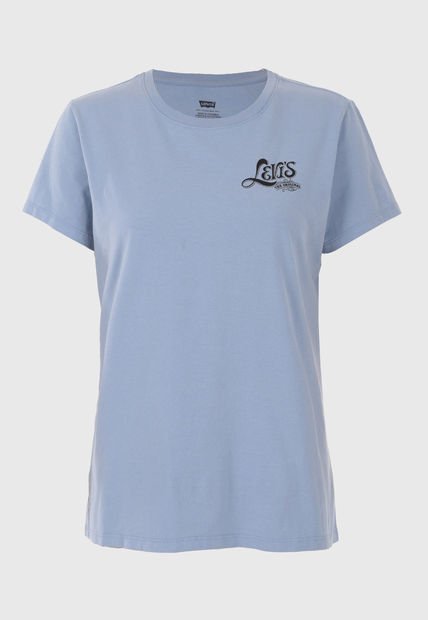 Camiseta Celeste Claro-Negro Levi's