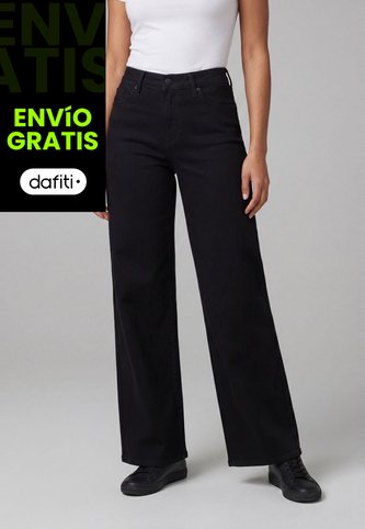 Jean Levi's 318 Shaping Wide Leg Fit Negro Levis