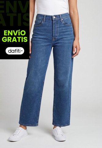 Jean Levi's Ribcage Straight Ankle Fit índigo Medio Levis