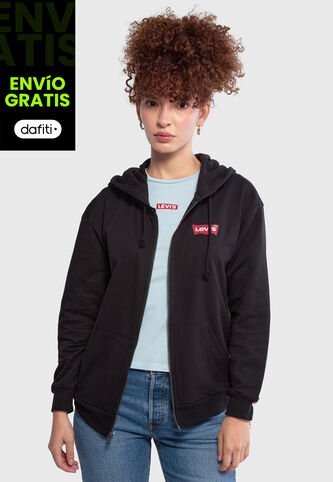 Hoodie Levi's Negro Levis