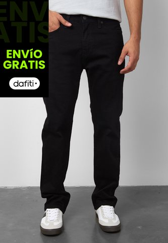 Jean Levi's 505 Regular Fit Negro Levis