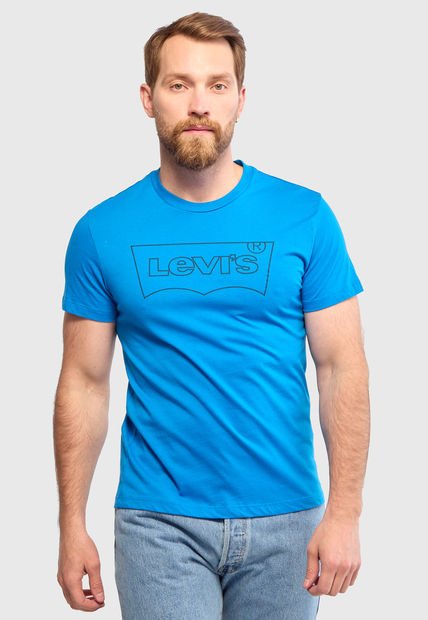 Camiseta Levi's SS Graphic Tee MX Azul