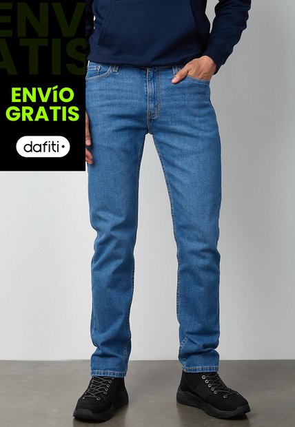 Jean Levi's 514 Straight Fit Índigo Medio