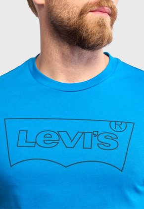 Camiseta Levi's SS Graphic Tee MX Azul