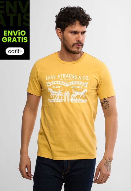Camiseta Levi's Mostaza