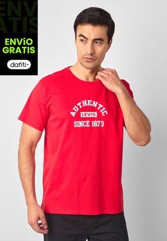 Camiseta Levi's Rojo Levis