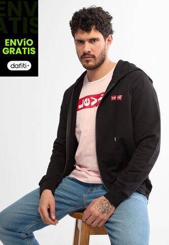 Hoodie Levi's Negro Levis