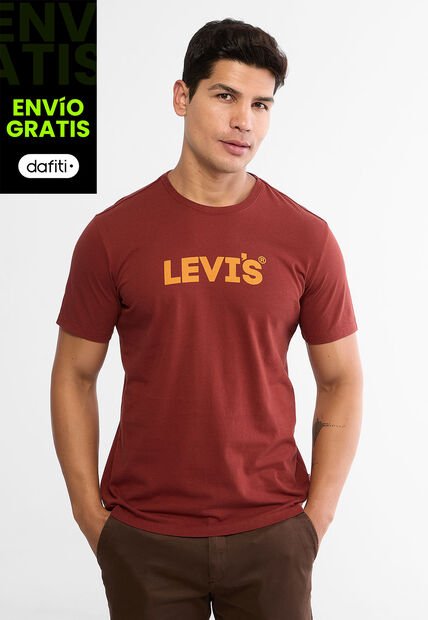 Camiseta Levi's Borgoña