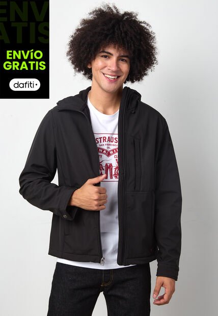 Chaqueta Levi's Rain Negro