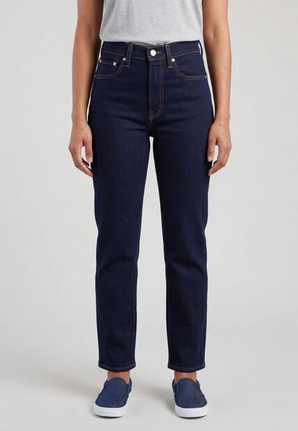Jean Levi's Ribcage Straight Ankle Fit Índigo Oscuro