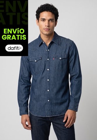 Camisa Denim Levi's Barstow Western Índigo Oscuro Levis