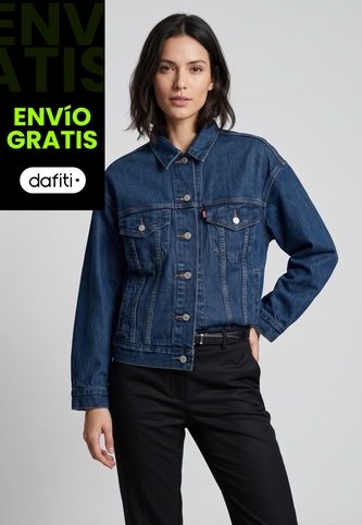 Chaqueta Denim Levi's Shrunken 90's Trucker Índigo Medio Levis