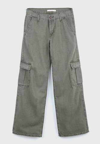 Pantalón Cargo Levi's Superlow Loose Fit  Verde Levis