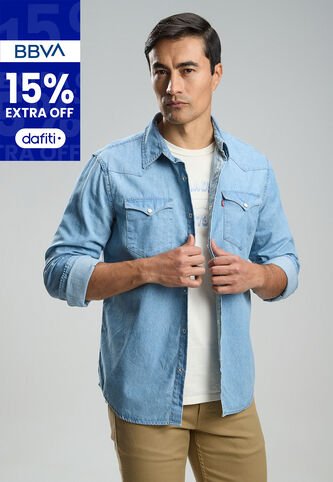 Camisa Denim Levi's Índigo Claro Levis